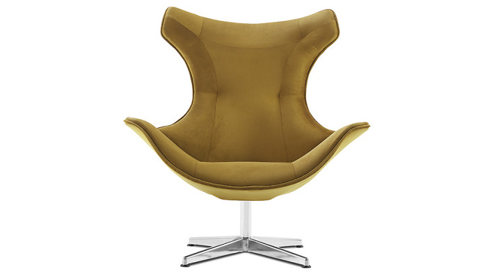 Sessel Club Lounge Designer Stuhl Polster Sofa 1 Sitzer Relax Drehbar Fernseh