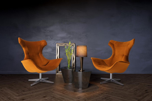 Sessel Club Lounge Designer Stuhl Polster Sofa 1 Sitzer Relax Drehbar Fernseh