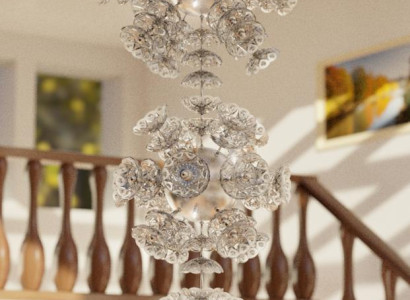 Kronleuchter Elite Bohemia Flower Decken Beleuchtung Deckenlampe Lampe Leuchten