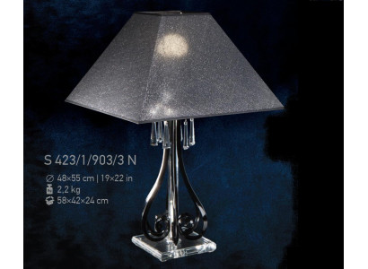 Leuchte Kristall Lampe Tischlampe Weiß Bohemia Steh Nachttisch Neu Schreibtisch