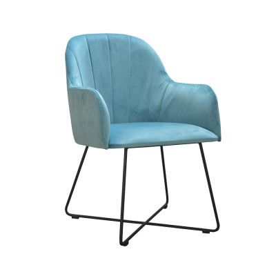 Stuhl  4x Lounge Sessel Polstersessel Wohnzimmer Restaurant Club Gruppe Stuhl