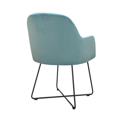 Stuhl  4x Lounge Sessel Polstersessel Wohnzimmer Restaurant Club Gruppe Stuhl