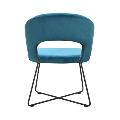 Design Stuhl Sitz Praxis Ess Zimmer Stühle Textil Stoff Polster Warte Kanzlei