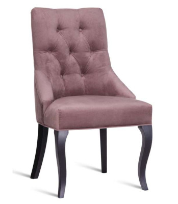 Lehnstuhl Design Stuhl Stoff Stühle Chesterfield Polster Luxus Sessel Esszimmer