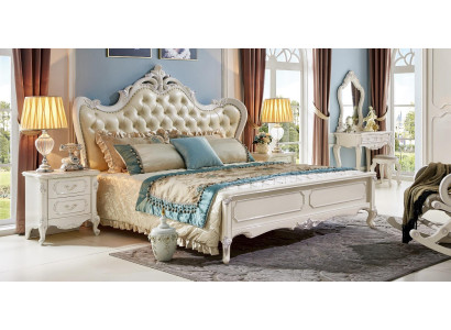 Bett 2x Nachttisch 3 tlg Schlafzimmer Set Design Modern Luxus Klassische Möbel