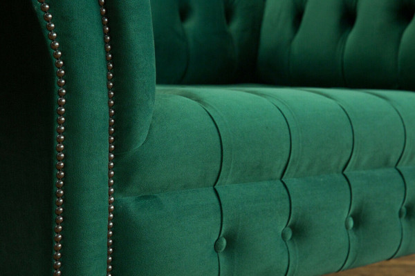Sofa 1,5 Sitzer Wohnlandschaft Sofas Couch Polster Garnitur Stoff Leder Modern