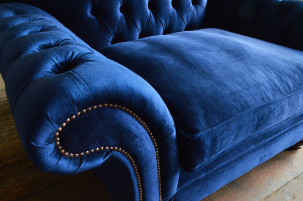 Sessel Design Couch Sofa Sitzer Samt Lounge Club Polster Luxus Ohren Sitz Relax