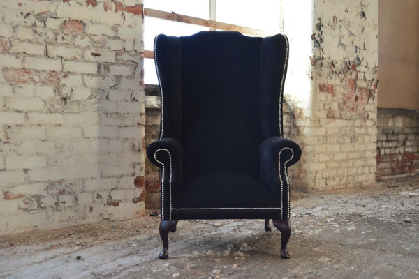 Sessel 1 Sitzer Relax Polster Fernseh Chesterfield Textil Sofa Couchen Samt Neu