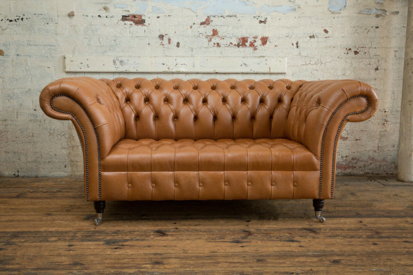 Sofa 2 Sitzer Ledersofa Couch Fernsehsessel Polstersofa Loungesofa Zweisitzer