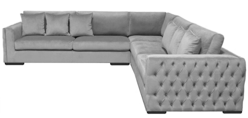 Grau Ecksofa Wohnlandschaft Couch Eckgarnitur Polster Neu Kreative Möbel Design