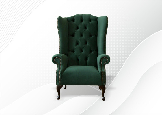 Ohrensessel Sessel Samt Design Polster Sofa Chesterfield Textil Möbel jvmoebel ®