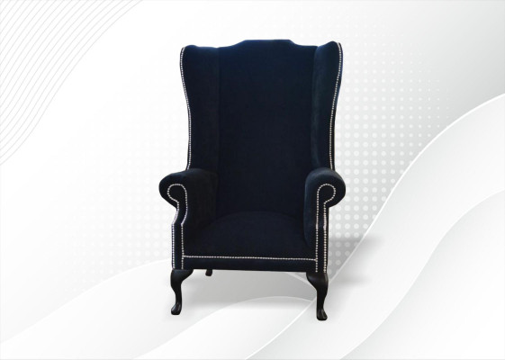 Sessel Design Couch Chesterfield Textil Lounge Club Polster Sitzer Luxus 1-er