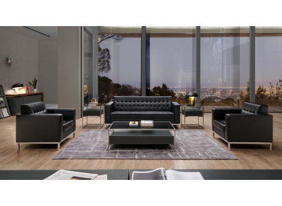 Sessel Club Lounge Designer Stuhl Polster Sofa 1 Sitzer Relax Fernseh Büro Neu