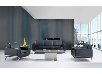 Sofa 1 Sitzer Büro Einrichtung Neu Design Lehn Stuhl Polster Sessel Club Lounge
