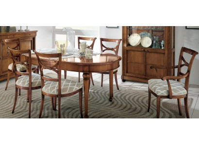 Möbel Einrichtung Gruppe Tisch + 6 Stuhl Set 7tlg. Esstisch Garnitur Esszimmer