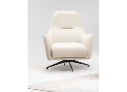 Stoffsessel Sessel Ohrensessel Beige Polster Wohnzimmer Einsitzer Sitz