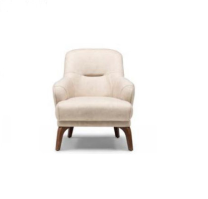Stoffsessel Sessel Beige Polster Wohnzimmer Einsitzer Sitz Ohrensessel