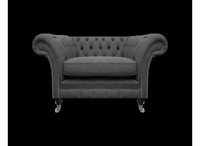 Chesterfield Sessel Polstermöbel Luxus Textil Möbel Wohnzimmer  Chesterfield