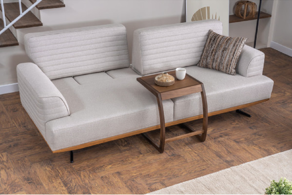 Luxus 3tlg Polstergarnitur Dreisitzer-Sofas & Sessel  für Wohnzimmer