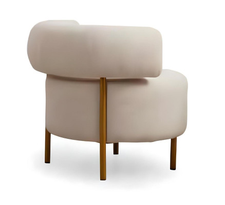 Luxuriöser Cocktailsessel Moderner 1-Sitzer Gästezimmer Textil Sitzmöbel