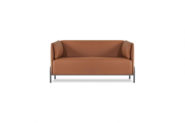 Braune Arbeitszimmer Sofagarnitur Designer Sitzmöbel Ledermöbel 5tlg