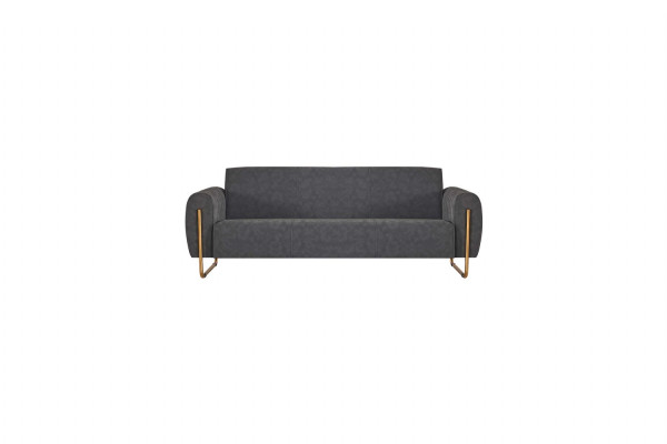 Arbeitszimmer Stoffsofas Set 3-Sitzer 2x Sessel Couchtisch Modern Stil