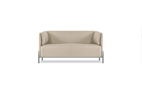 Arbeitszimmer-Set 5tlg Beige 3-Sitzer 2-Sitzer 2x Sessel Grau Couchtisch