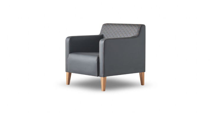 Arbeitszimmer-Set 2tlg Schwarz 2-Sitzer Sessel Einfarbig Wohnzimmer