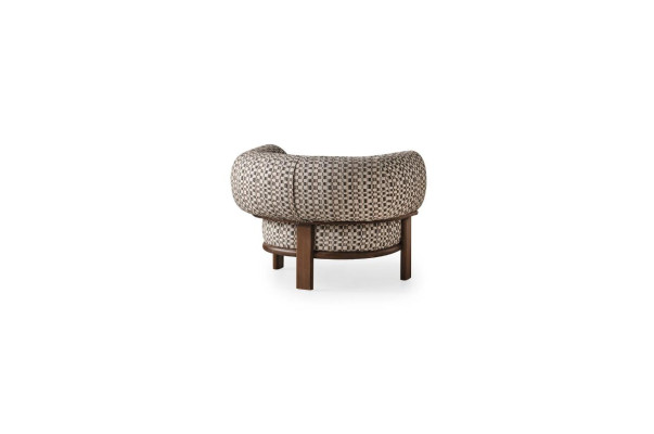 Luxuriöse Wohnzimmer Möbel Designer Lehnsessen Polster Einzelsitzer