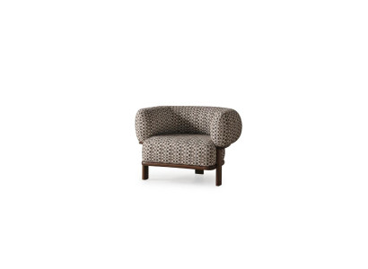 Luxuriöse Wohnzimmer Möbel Designer Lehnsessen Polster Einzelsitzer