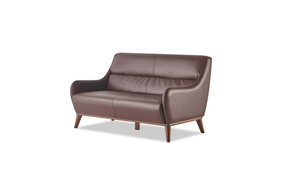 Komplett Sofa-Set 3-Sitzer 2-Sitzer Sessel Braun Klassisch Couch Leder