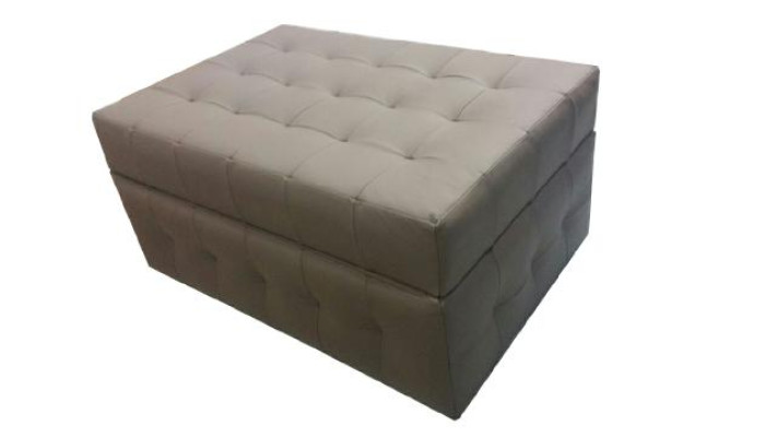 Chesterfield Fußhocker Hocker Ottoman Pufa Fußablage Polster Leder Textil