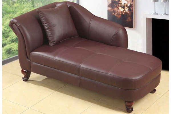 Lounge Liege Ottomane Polster Sofa Büro Relax Leder Chaiselongues Neu 1672
