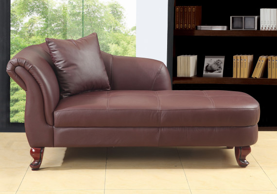 Lounge Liege Ottomane Polster Sofa Büro Relax Leder Chaiselongues Neu 1672