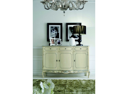 Design Möbel Stil Klassischer Kommode Weiss Sideboard Holz Italienische