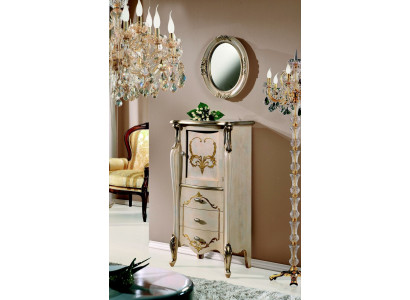 Schicke Kommode Schrank Italienische Möbel Barock Stil Wohnzimmer