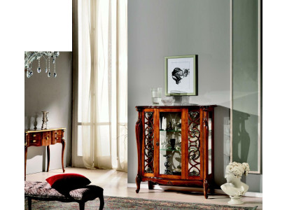 Design Möbel Holz Luxus Klassischer Stil Barock Vitrine Italienische Möbel Anrichte