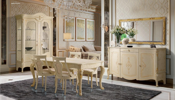 Koommode mit Spiegel Holz Kommoden Möbel Schrank Schlafzimmer Schwarz Sideboard