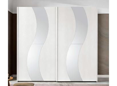 Kleiderschrank mit Schwebetüren Schlafzimmer Schrank Schränke Holz Design Modern