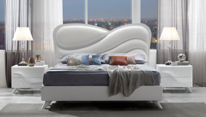Bett Polster Design Luxus Doppel Hotel Betten Schlaf Zimmer Bettgestelle Holz