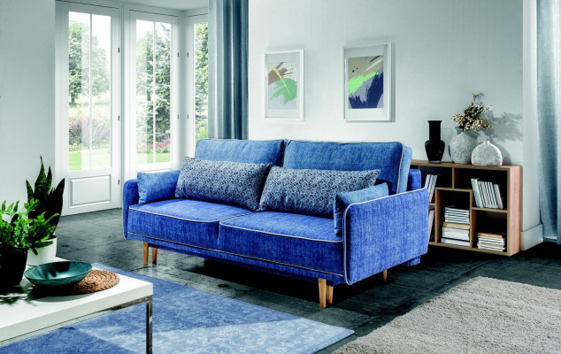 Mega komfortables modernes 3-Sitzer-Schlafsofa im klassischen Stil aus Europa