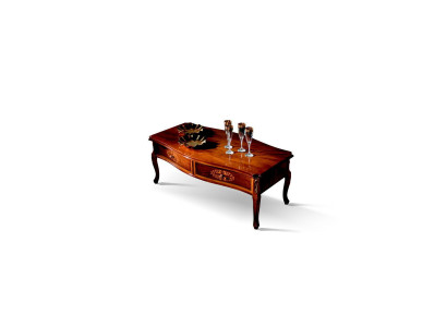 Holz Italienische Möbel Barock Stil Braun Couchtisch Wohnzimmer Tisch Neu