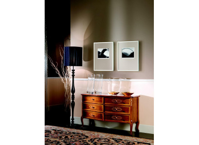 Italienische Holz Kommode Barock Stil Sideboard Kommoden Klassische Möbel Neu