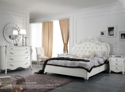 Bett Stil Schlafzimmer Betten Holz Italienische Möbel Design Klassische Art déco