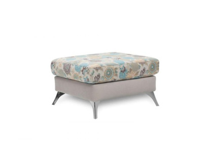 XXL Club Fußhocker Lounge Hocker Ottomane Pufa Leder Textil Ottoman