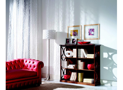 Designer Luxus Schränke Bücherregal Braun Klassische Holz Italienische