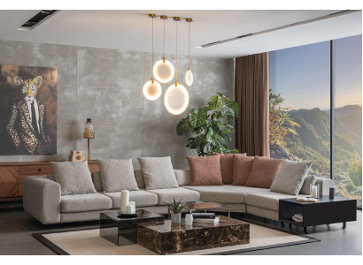 Wohnlandschaft Sofa Ecksofa Design Möbel Couch L-Form Neu Stil Modern