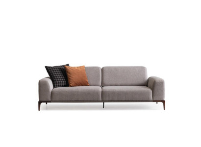 Wohnzimmer Sofa 3 Sitzer Design Stil Möbel Moderne Sofas grau