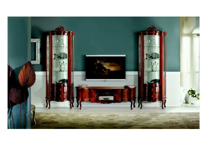Design Italienische Luxus Stil Wohnzimmer Möbel Vitrine Schrank Barock Rokoko Stil Set