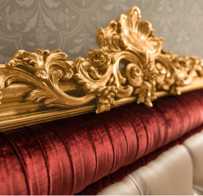 Bett Schlafzimmer Set Design Luxus Betten Neu Barock Möbel 2x Nachttisch 3tlg.